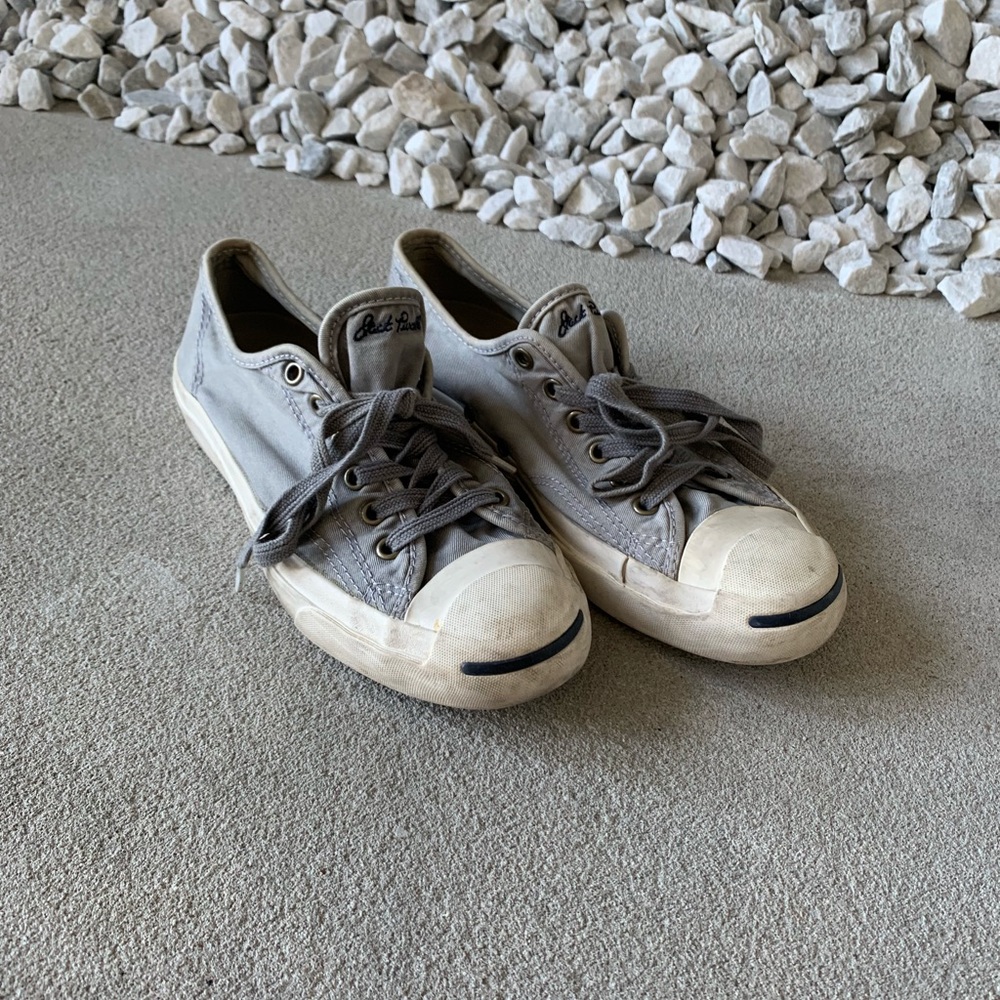 Silver converse! Unique find